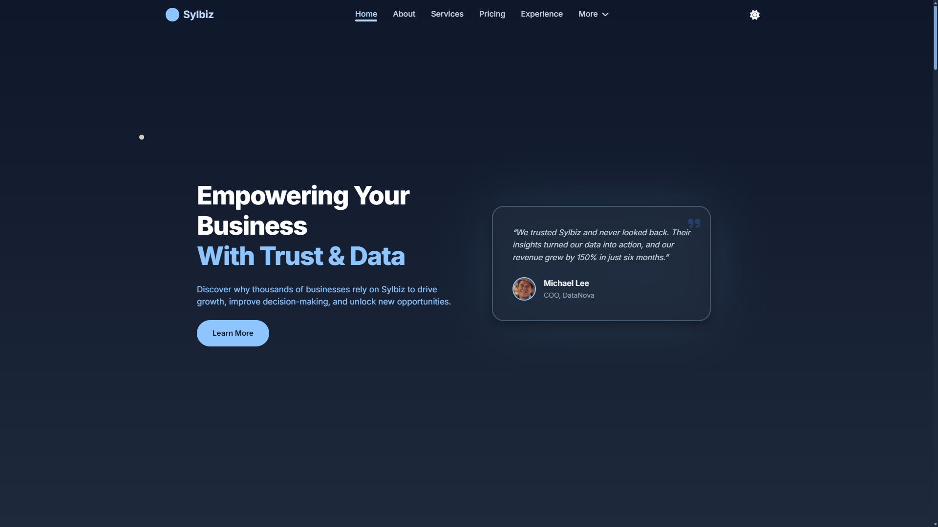 Sylbiz Company Website